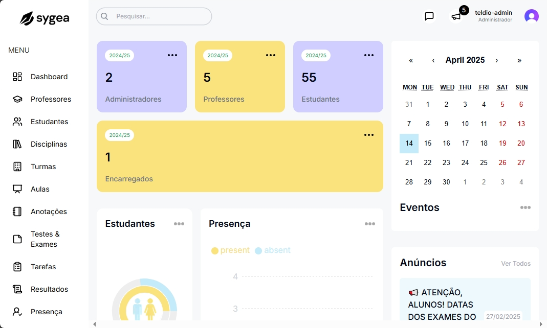 Plataforma Educacional - Sygea